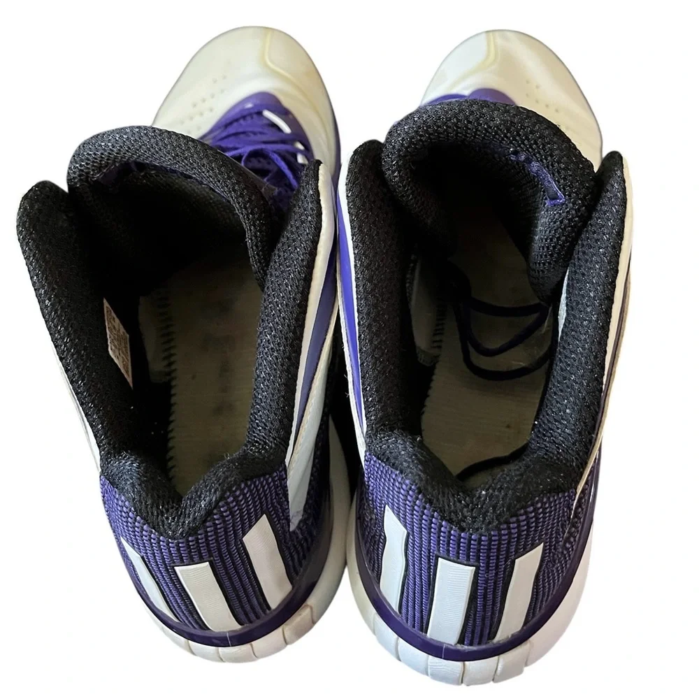 Adidas Purple and White CrazyGhost‎ Basketball Shoes Size 16